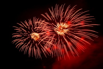 Obraz premium Feuerwerk - Sternenzauber 2009