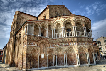 Fototapeta na wymiar Santa Maria e San Donato church, Murano Island, Italy