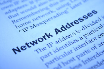 Fototapeta premium Network address