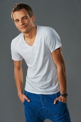 Fototapeta premium Stylish young man