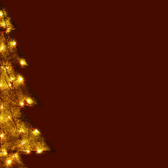Christmas Card: Shining Tree