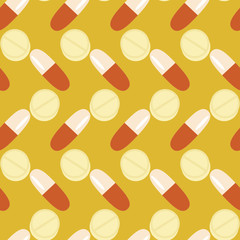 seamless background with tablets