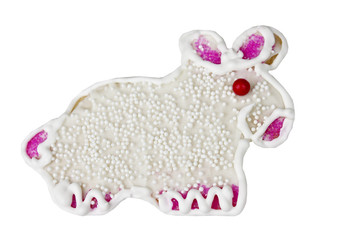 Easter Bunny sugar cookie