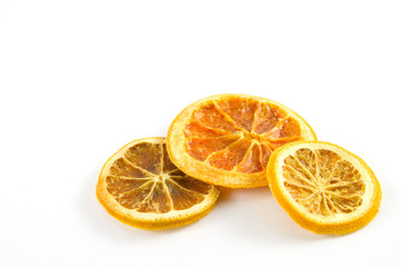 Getrocknete Orangenscheiben