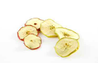 Getrocknete Apfelscheiben