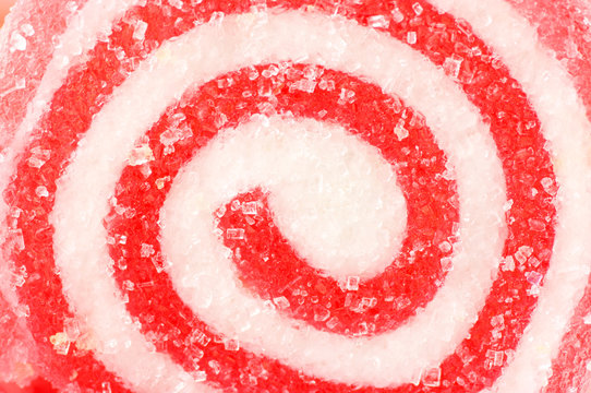 Red candy close-up
