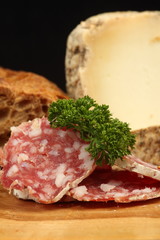 Wurst und Käse