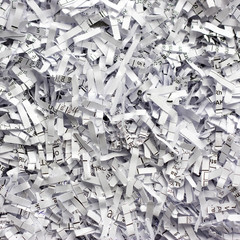 Abstract background with shredded paper