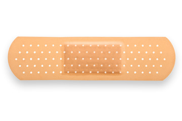 A view of an adhesive plaster
