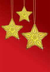 three golden stars