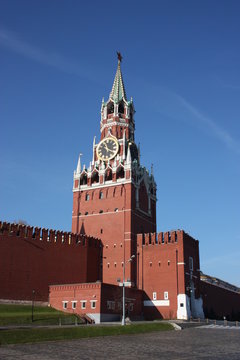 Moscow. Kremlin. Spasskaya tower.