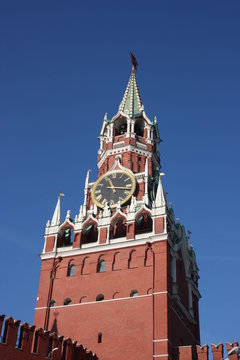 Moscow. Kremlin. Spasskaya tower.