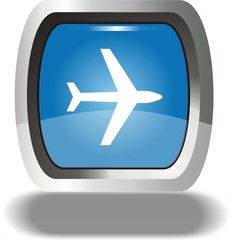 Fototapeta premium bouton avion