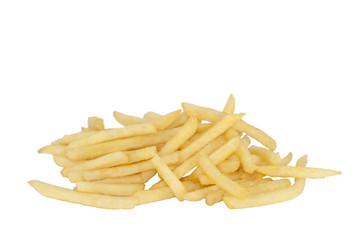 French fries with clipping path