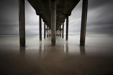 Unter dem Hungtinton Beach Pier Langzeitbelichtung © TSebourn