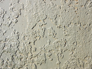 Structure of a concrete and stone wall