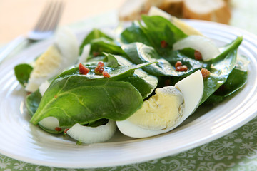 Warm Spinach Salad