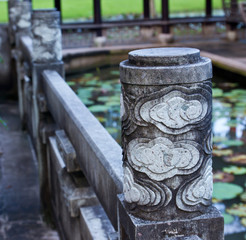 Naklejka premium porch traditional chinese