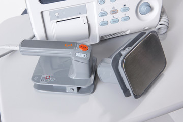 Modern digital emergency defibrilator equipment