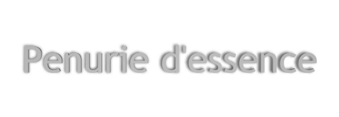 Penurie d'essence