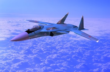 Naklejka premium The plane