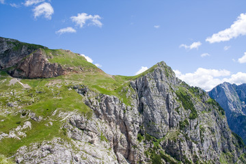 Fototapeta na wymiar julian alps in the summer, slovenia