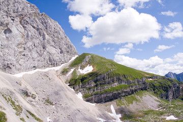 julian alps in the summer, slovenia