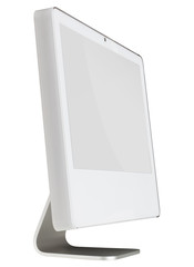 monitor isolated with clipping path