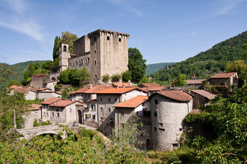 Tuscan historic architecture - obrazy, fototapety, plakaty