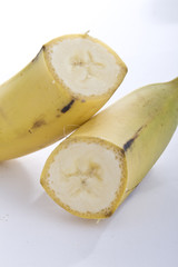 geschnittene Banane