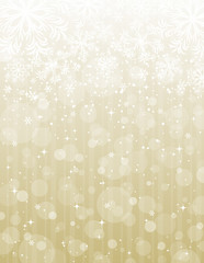 golden christmas background, vector