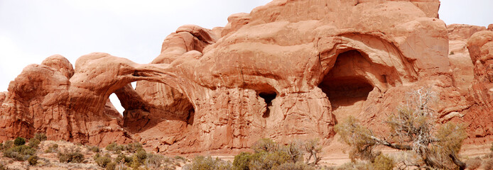 Rock formation in Arches National Park, Utah
