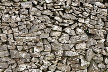 Detail of a Dry Stone Wall