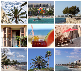 Collage Mallorca Impressionen