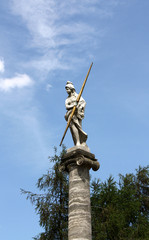 Monument in memory of  visit Kuskovo by Catherine II (the Great)