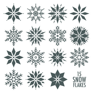 15 Snowflakes