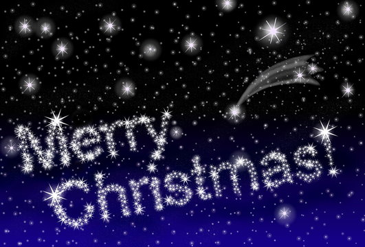 Merry Christmas (Sternenhimmel)