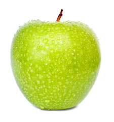 Green apple isolated on white