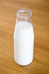 A Traditional Bottle of Milk