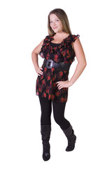 Beautiful Girl Standing Up