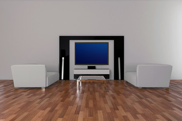 3d living room interno vuoto