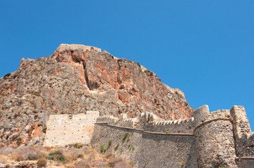 Fortress wall Monemvasia