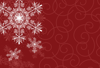 crhistmas snowflake background