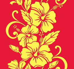 Seamless Hawaiian Royale Border/Pattern