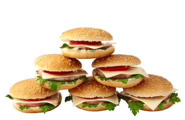 cheeseburger, hamburger