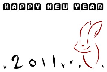 Rabbit Happly New Year 2011