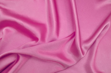 Drape background of pink silk