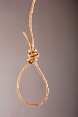 Noose made of rope