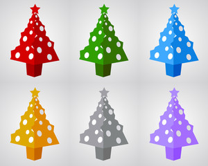 Christmas colors tree