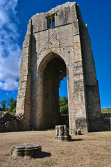 Fototapeta na wymiar The West Tower of Shap Abbey